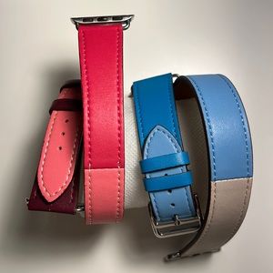 Apple Watch ⌚️ leather bands A pair